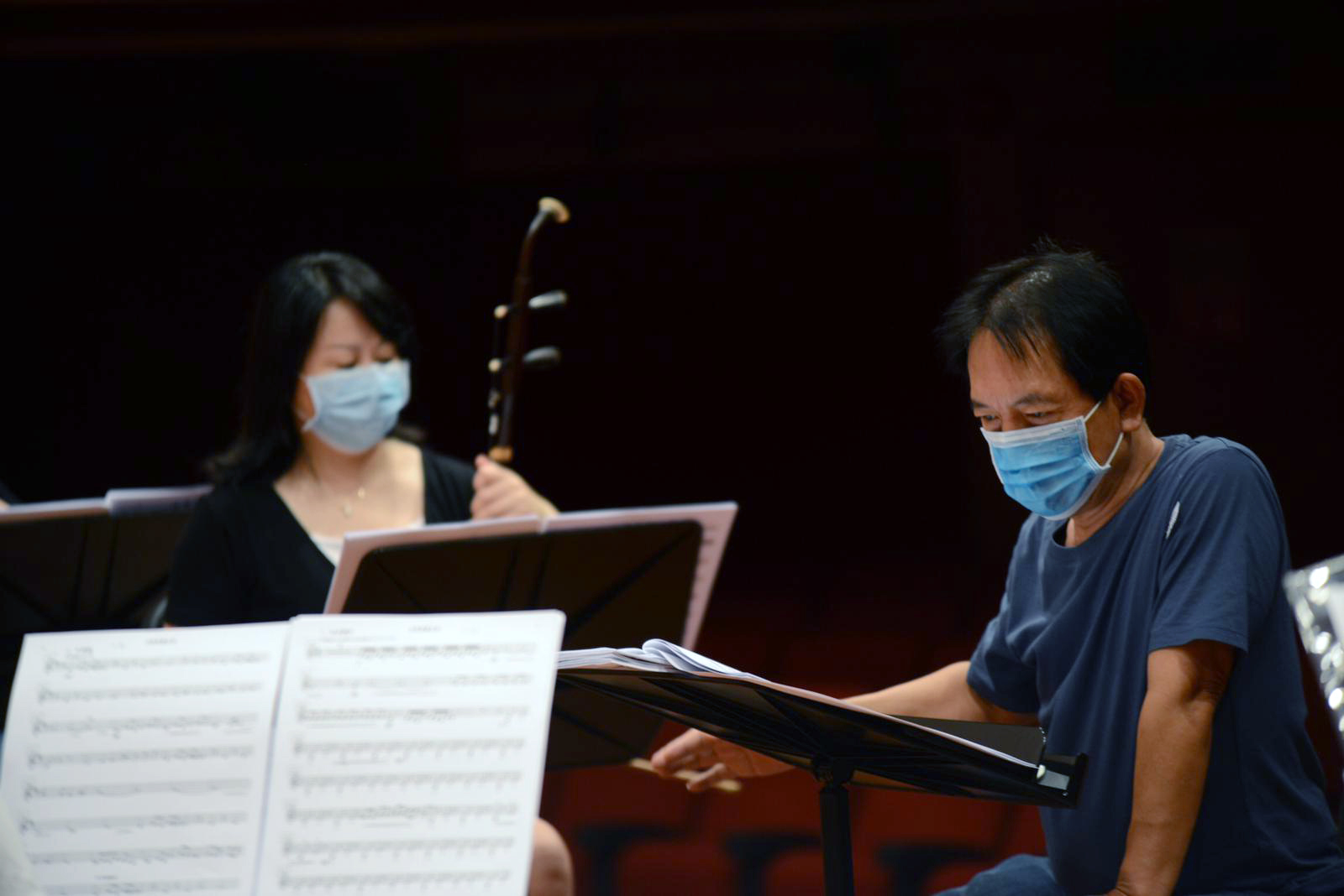 SCO_photo_editorial_13 COVID-19 Phase 2: Lights on! Singapore Chinese Orchestra back to rehearsal after 91 days